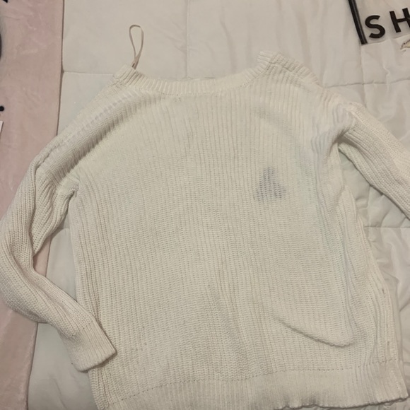 White sweater - Picture 2 of 3